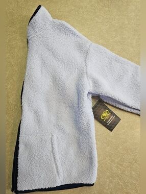 Girls Faux Shearling Zip Jacket